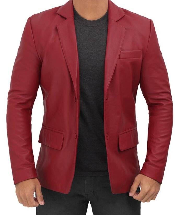 mens-glendale-maroon-blazer-leather-jacket-falcon-jacket-001