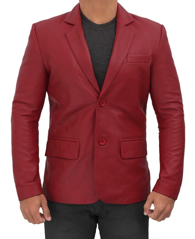 mens-glendale-maroon-blazer-leather-jacket-falcon-jacket-003