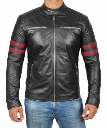 mens-hunter-red-strip-black-biker-leather-jacket-falcon-jacket-001