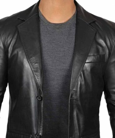 mens-notch-lapel-black-blazer-leather-jacket-falcon-jacket-005