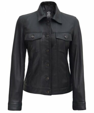 trucker-black-Leather-Jacket-falcon-jacket-002